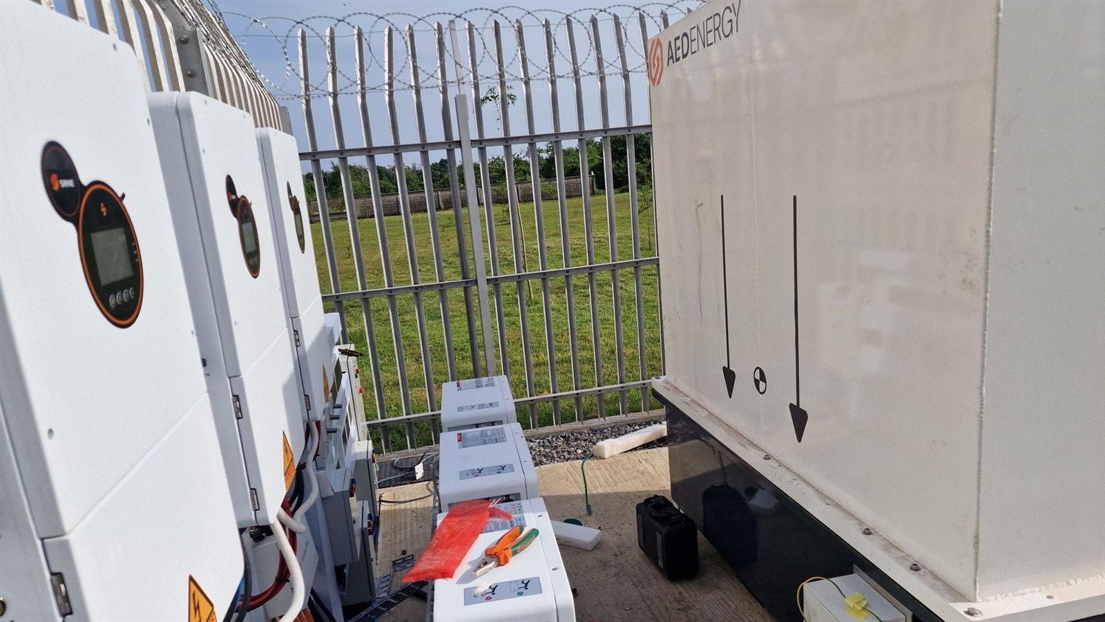 The demonstrator prepared for field deployment ahead of the Nigeria trials.