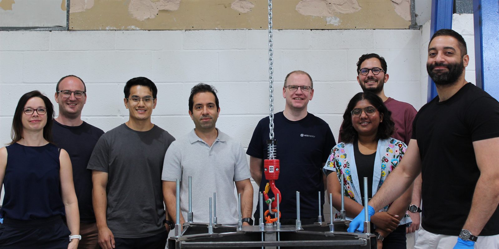 The team behind the demonstrator.